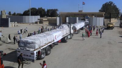 Bantuan Kemanusiaan Pertama dari Qatar Masuk Gaza Lewat Erez Senin Pagi