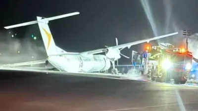 Alami Kerusakan Roda, Pesawat Air Canada Terbakar Saat Mendarat Darurat di Bandara Halifax