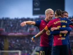 Barcelona Gagal Raih Poin Penuh Saat Bertandang ke Markas Real Betis di Seville