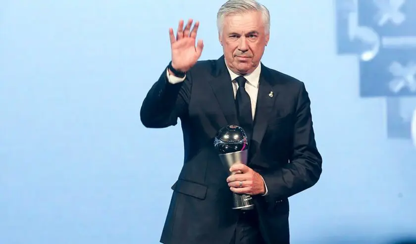 Carlo Ancelotti Terpilih sebagai Pelatih Terbaik FIFA 2024
