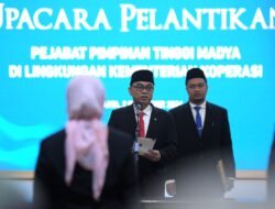 Lantik Pejabat Eselon 1, Menkop Fokus Wujudkan 16 Program Prioritas