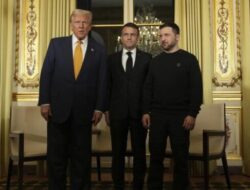Trump, Macron, Zelensky Bertemu di Paris, Persoalan Ini yang Bahas