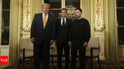 Trump, Macron, Zelensky Bertemu di Paris, Persoalan Ini yang Bahas