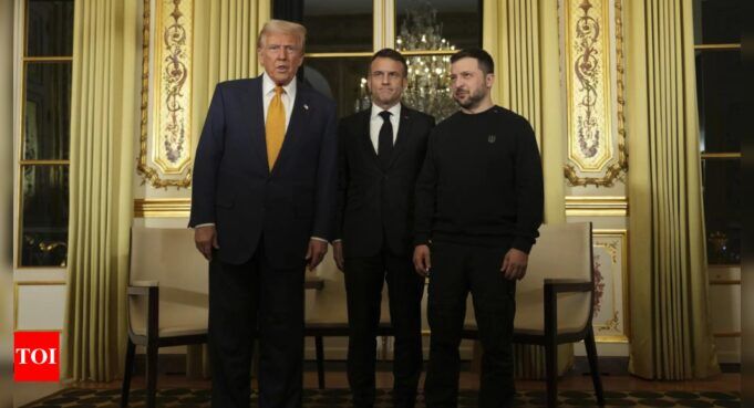 Trump, Macron, Zelensky Bertemu di Paris, Persoalan Ini yang Bahas