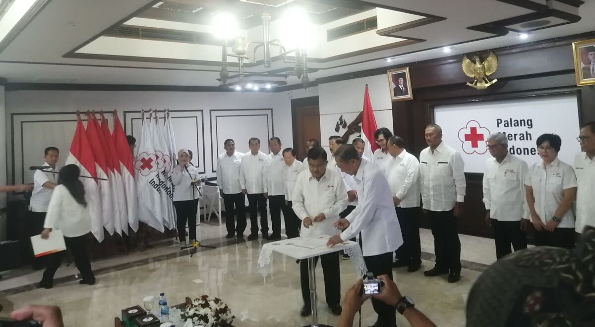 Dapat SK dari Kementerian Hukum, JK: Dualisme PMI Sudah Berakhir