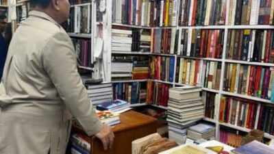 Presiden Prabowo Sempat Singgah di Toko Buku Langganannya di New Delhi
