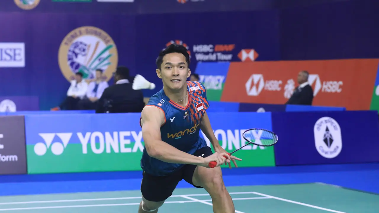 BULU TANGKIS -- Hentikan Pemain Taiwan, Jonatan ke Semifinal India Open