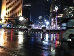 Sebagian Besar Jakarta Diguyur Hujan Ringan Pada Hari Minggu Sore