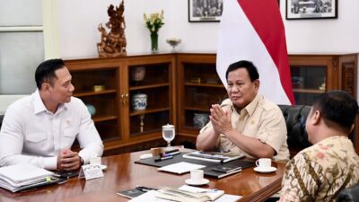 Presiden Prabowo Beri Tugas Berat kepada AHY Selaku Menko Infrastruktur dan Pembangunan Kewilayahan