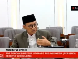 Anggota Komisi VI DPR Prihatin Atas Kondisi Kesejahteraan Karyawan PT Pos Indonesia