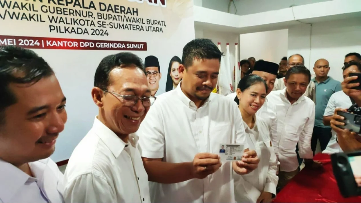 Jadi Kader Gerindra, Bobby Nasution Tunggu Arahan dari Partai