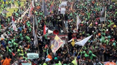 Tuntut THR, Sopir Ojol Hari Ini Demo di Kemnaker