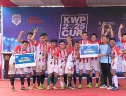 Pererat Silaturahmi Antar Wartawan, KWP Gelar Turnamen Mini Soccer 2025