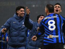 PIALA ITALIA — Singkirkan Lazio 2-0, Inter Milan Hadapi Rival Sekota AC Milan di Semifinal