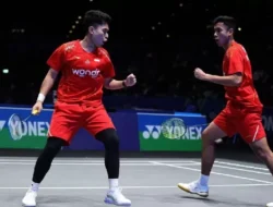BULU TANGKIS — Pasangan Ganda Putra Leo/Bagas Memastikan ke Final All England 2025 Usai Kalahkan Rekannya Sabar/Reza
