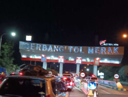 Puncak Arus Mudik, Situasi Lalu-lintas Tol Tangerang-Merak ke Pelabuhan Merak Ramai Lancar