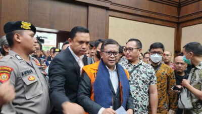 Hasto Sampaikan Eksepsi terhadap Dakwaan Perintangan Penyidikan Kasus Harun Masiku