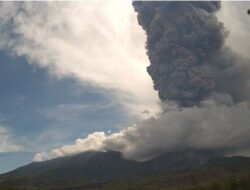 Dalam Enam Jam Gunung Lewotobi Laki-laki Erupsi Sebanyak Tujuh Kali