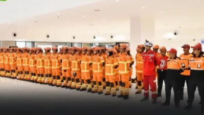 Tim INASAR Kembali ke Indonesia Setelah Jalankan Misi Kemanusian Pencarian dan Pertolongan Korban Gempa Myanmar