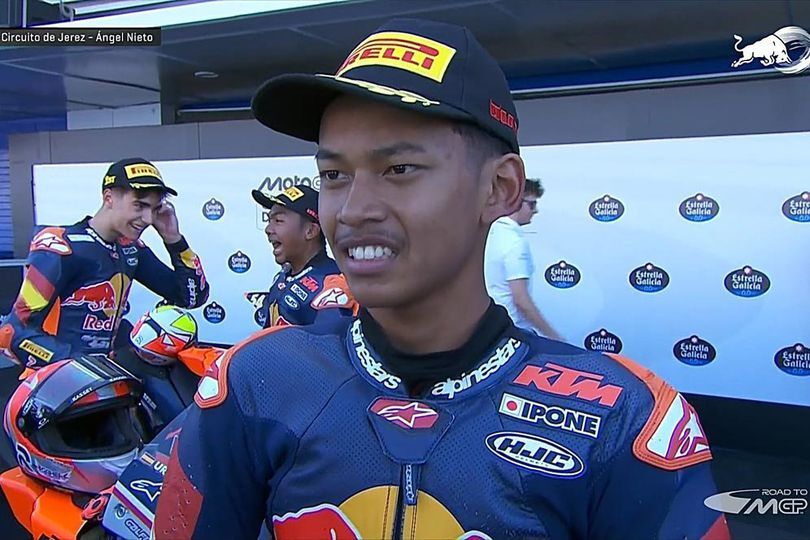 Veda Ega Pratama Tempel Ketat Pemuncak Klasemen Red Bull Rookies Cup 2025