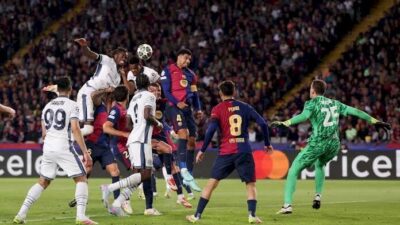 LIGA CHAMPIONS -- Barcelona Dipaksa Imbang 3-3 oleh Inter Milan di Leg Pertama Semifinal 
