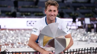 TENIS -- Hempaskan Jack Draper di Final, Casper Ruud Juara Madrid Open 2025