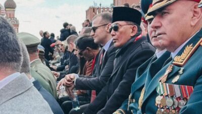 Menhan Sjafrie Wakili Presiden Prabowo di Acara Russia Victory Day Parade 2025 di Moskow
