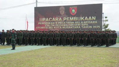 576 CPNS Otorita IKN Ikuti Diklat Bela Negara di Kodam VI/Mulawarman