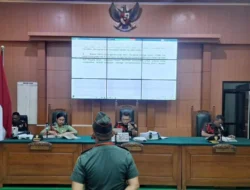 Pengadilan Militer Palembang Gelar Sidang Perdana Oknum TNI Tembak Polisi