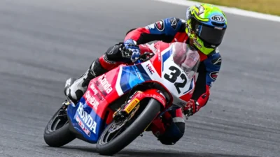 Podium Perdana di Ajang RBRC, Pebalap Indonesia, Kiandra Ramadhipa Finis Kedua di Race 1 Seri Jerman
