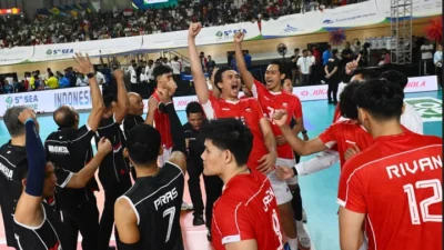 BOLA VOLI -- Juarai Leg Kedua SEA V League 2025, Timnas Voli Putra Indonesia Naik ke Peringkat 49 Dunia FIVB