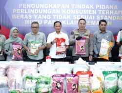 Polisi Sita 201 Ton Beras Oplosan dari Berbagai Merek