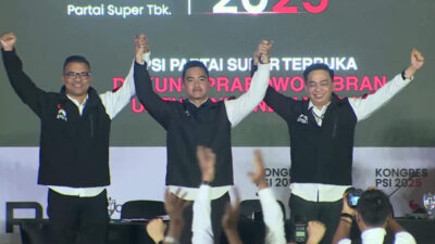 Kaesang Pangarep Kembali Terpilih Jadi Ketum PSI