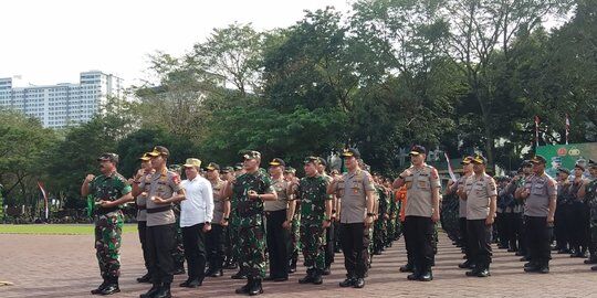 Sebanyak 2.123 Pesonel Gabungan Amankan Aksi Bela Palestina di Monas