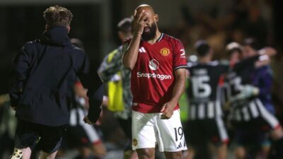 SEPAK BOLA -- Kalah Adu Penalti, Manchester United Gugur di Putaran Kedua Piala Liga Inggris