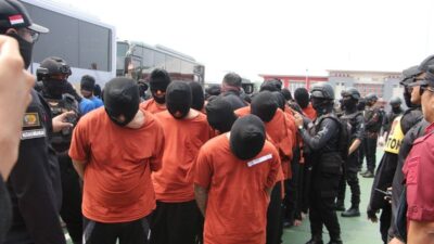 57 Napi Berisiko Tinggi di Kepri Dipindah ke Nusakambangan