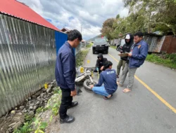 Satgas Damai Cartenz Olah TKP Penembakan Brigpol Ronal Enok di Puncak Jaya