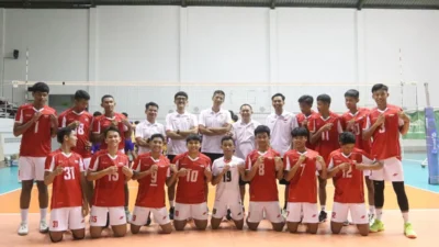 BOLA VOLI — PBVSI Optimistis Timnas Putra Bisa Melaju Jauh di Kejuaraan Dunia U-21