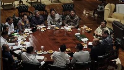 Presiden Prabowo Ratas Kabinet Merah Putih di Hambalang Bahas Singkong Hingga Listrik Tenaga Surya