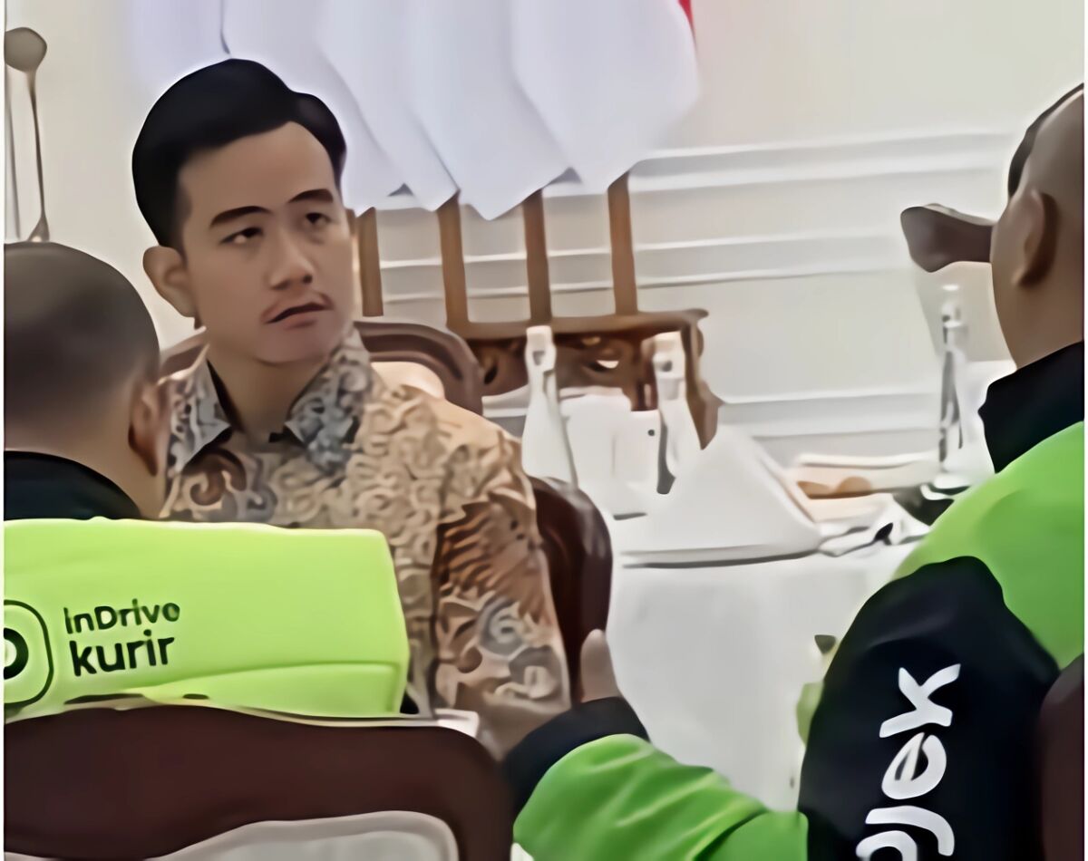 Delapan Perwakilan Pengemudi Ojol Audiensi dengan Wapres Gibran