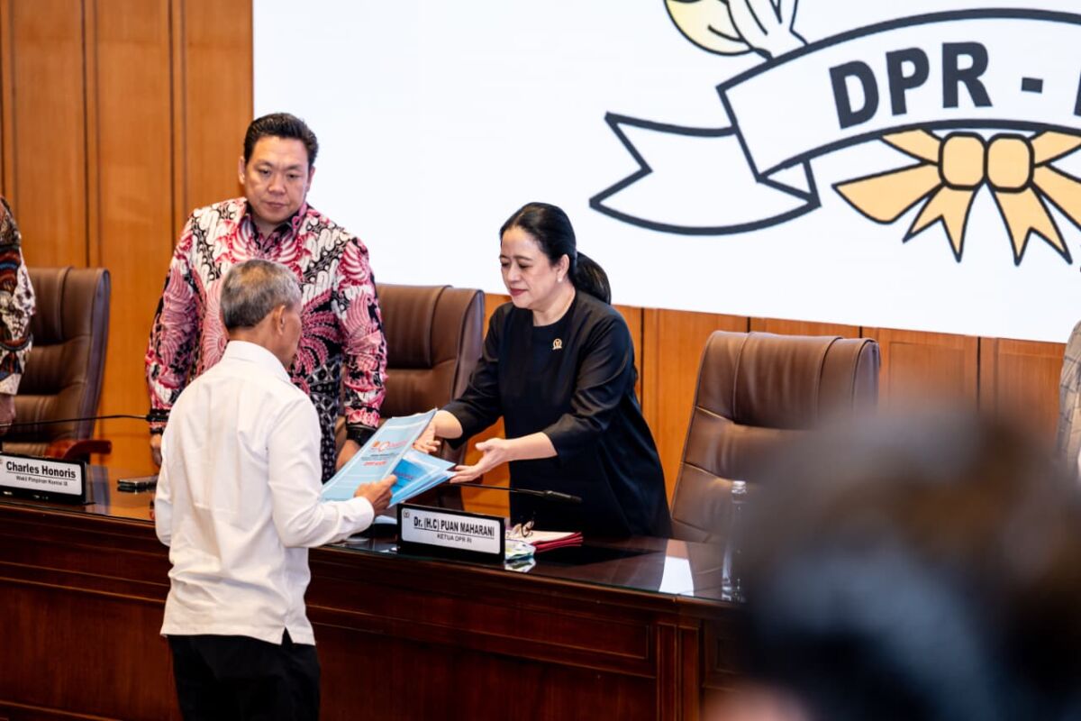 Terima Perwakilan Serikat Kerja, Puan Pastikan RUU Ketenagakerjaan Hadirkan Perlindungan Adil Bagi Pekerja