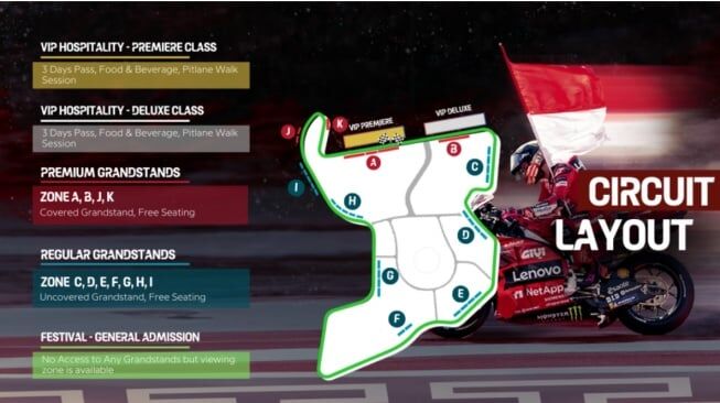 Tiket MotoGP Indonesia 2025 habis terjual