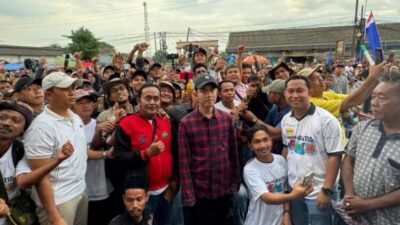 Gibran Hadiri Perayaan Hari Sumpah Pemuda ke-97 di Kali Gabus, Tambun, Bekasi