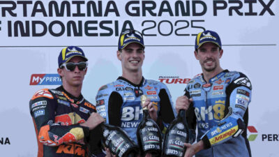Aldeguer Juara Mandalika, Marquez Tetap di Puncak Klasemen MotoGP 2025