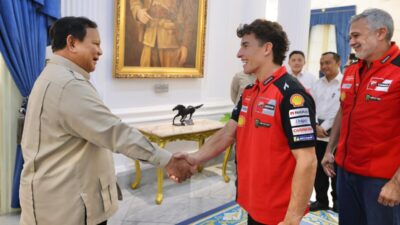 Prabowo Sambut Marc Márquez di Istana, Dorong Sport Tourism dan Regenerasi Pebalap Indonesia