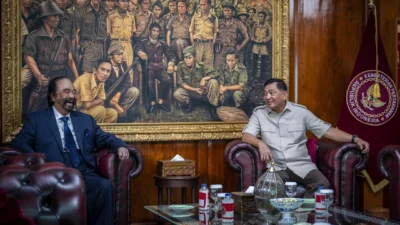 Surya Paloh Kunjungi Menhan Sjafrie, Diskusi dari Hati ke Hati Soal Masa Depan Bangsa