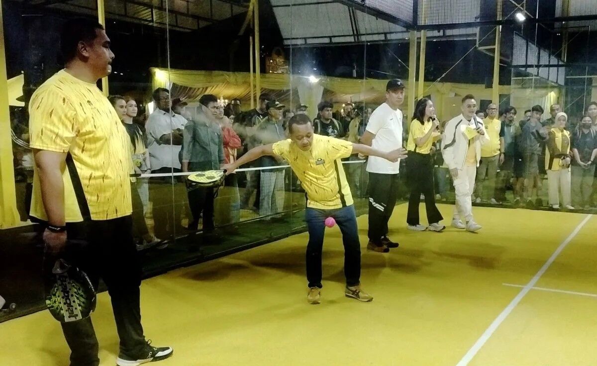 Golkar Resmikan Lapangan Padel, Bahlil: Cara Baru Rangkul Generasi Muda