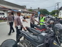 Satlantas Tanjungbalai Edukasi Jukir & Pengendara Stop Parkir Sembarangan