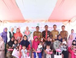 PKK Paluta Salurkan Makanan Tambahan untuk Puluhan Balita Berisiko Stunting