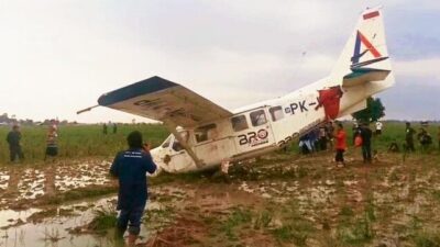 Pilot GA8 Airvan Pilih Sawah Karawang untuk Mendarat Darurat, Ini Alasannya